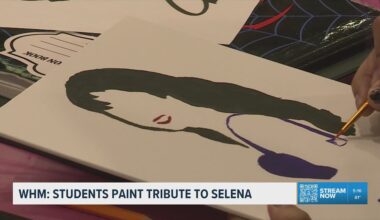 Texas A&M Corpus Christi students paint tribute to Selena