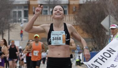 'It hurts less when you're winning:' TCU professor gets historic win at the Cowtown Marathon