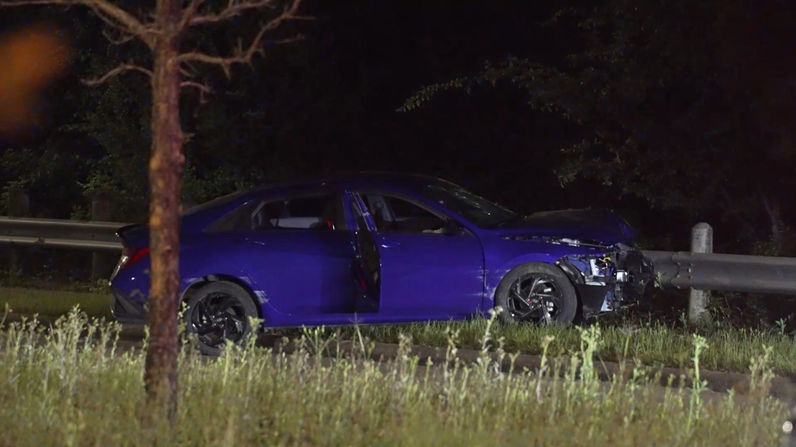 Driver found dead after crash, bullet-riddled vehicle in Houston, police say