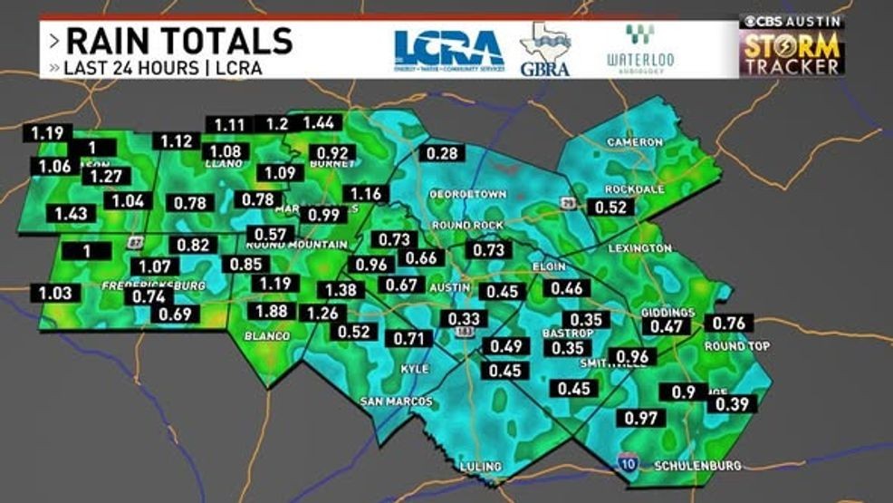 Severe thunderstorms were forecasted multiple days out for Wednesday morning thunderstorms and Mother Nature delivered. (CBS Austin)