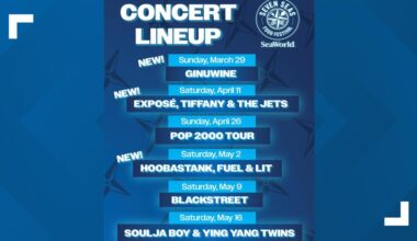 Throwback hits + global eats: SeaWorld San Antonio drops star-studded concert lineup