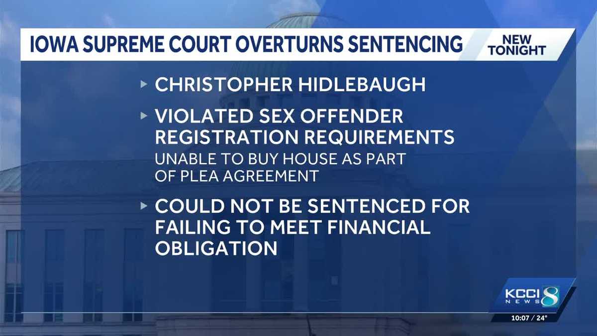 Iowa Supreme Court overturns sentencing in Dallas County sex offender case