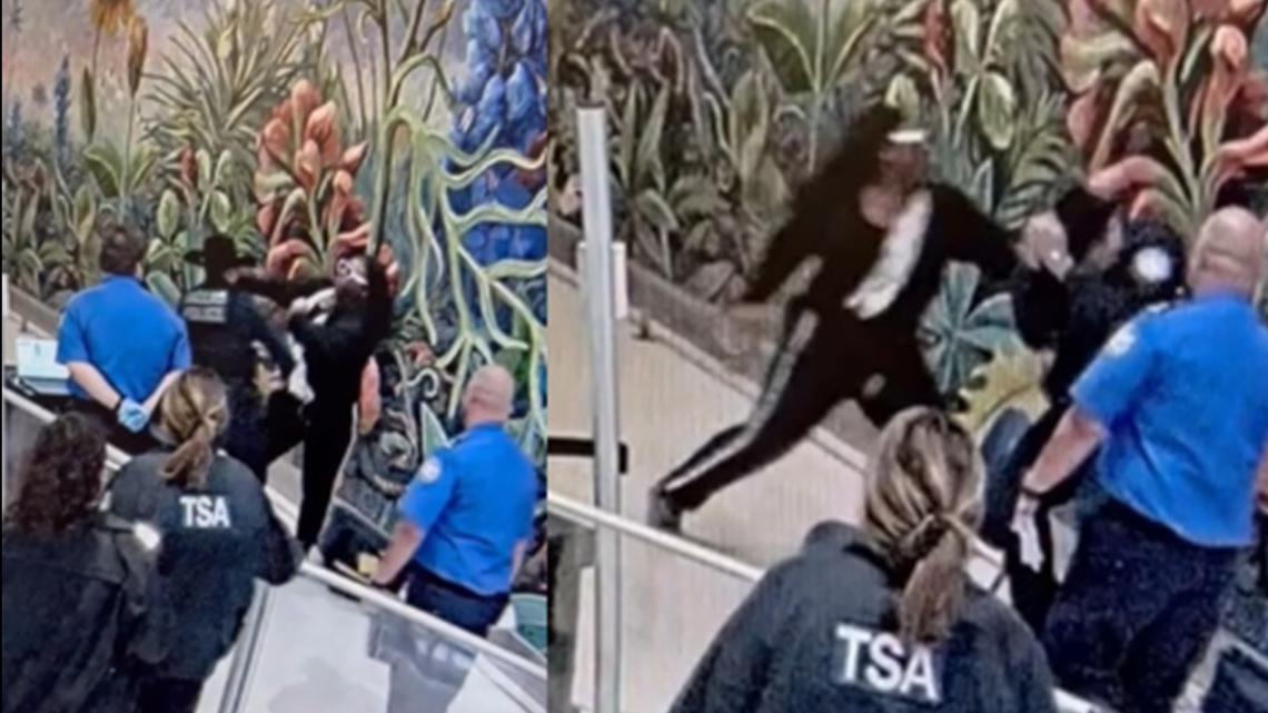 Man charged with punching 2 TSA officers, injuring Dallas police officer at Dallas Love Field, officials say