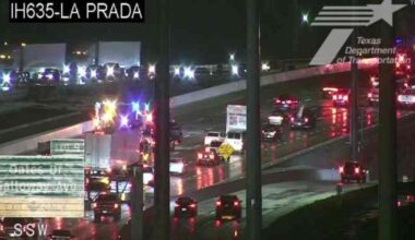Crash shuts down several southbound lanes of I-635 in Dallas, officials say