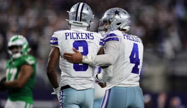 Dak Prescott offers post-tag advice to George Pickens