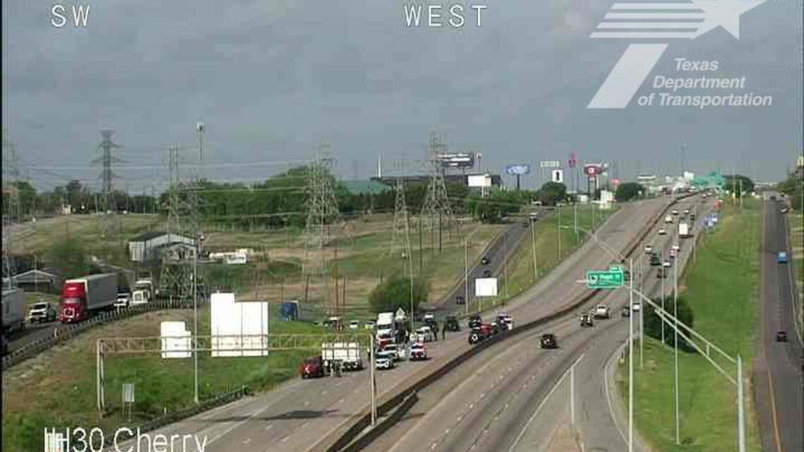 Major accident closes eastbound I-30 near Las Vegas Trail
