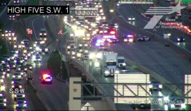 Traffic Alert: All eastbound lanes of I-635 closed at US 75, officials say