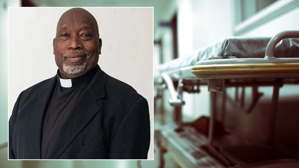 A Houston widow says a hospital error kept her from laying her husband to rest