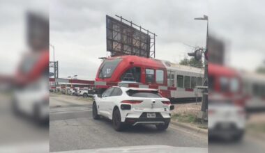 Waymo restricts some routes after viral video shows car had a near miss with Texas train