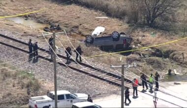 Driver killed after SUV collides with train in North Texas, officials say