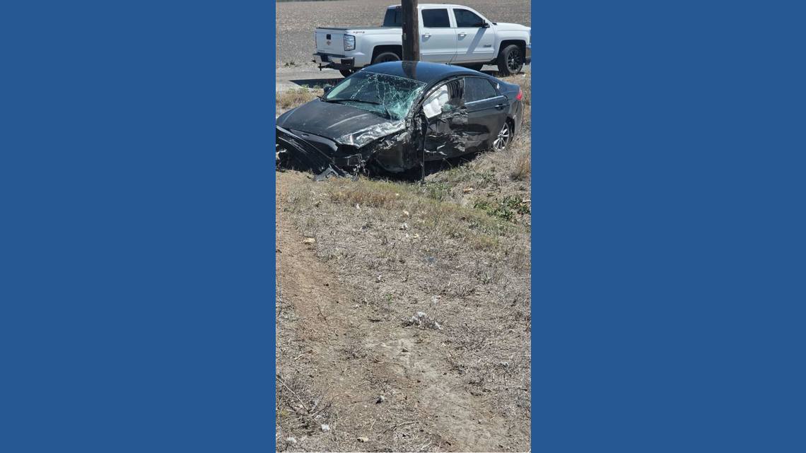 Two women injured in car crash