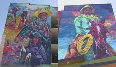 Murals at new affordable housing complex celebrate East Austin Trail Riders' legacy