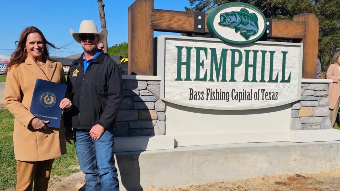 East Texas city celebrates new title as 'Bass Fishing Capital of Texas'