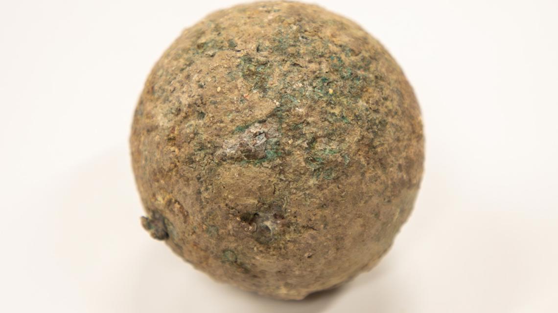 Buried history: Alamo archaeologists uncover cannonball from 1836 battle