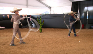 A traveling charro family is bringing a 500-year-old tradition to the Houston Rodeo every day