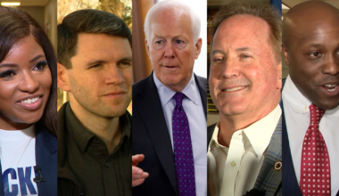 The final push for votes by Texas Democrats and Republicans in the race for U.S. Senate seat