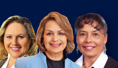 A picture of Monica Teran on the left, Dora Oaxaca Rivera in the center and Lucilla Najera on the right.