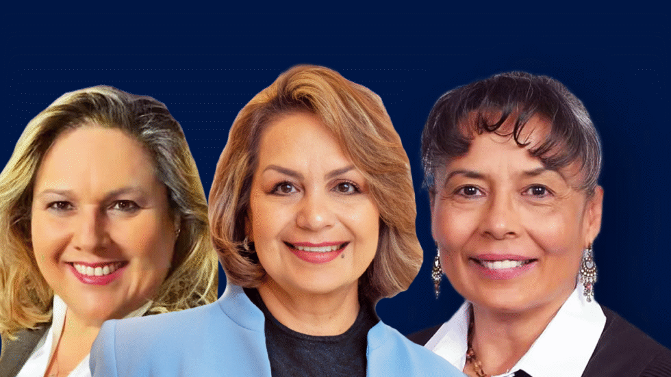 A picture of Monica Teran on the left, Dora Oaxaca Rivera in the center and Lucilla Najera on the right.