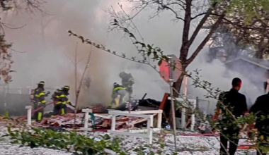 Apparent explosion sparks house fire, evacuations in Lake Dallas