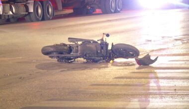 SAPD officer critically injured in motorcycle crash on East Houston Street