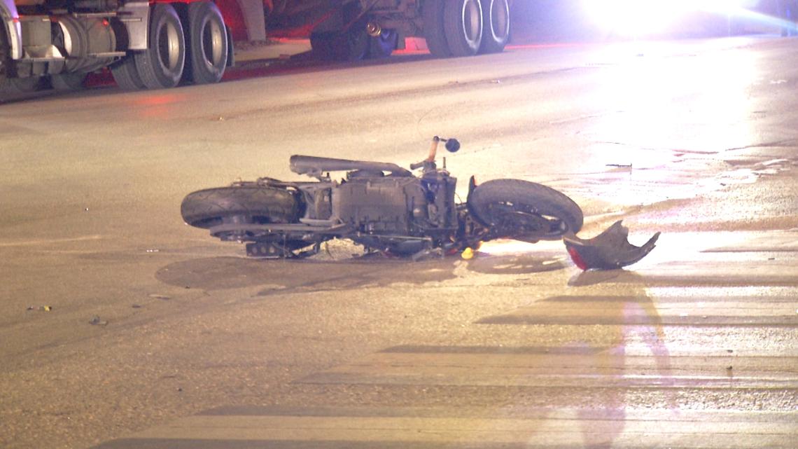 SAPD officer critically injured in motorcycle crash on East Houston Street