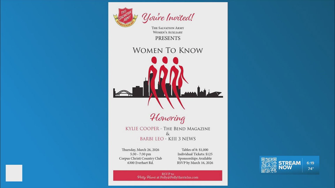 "Women to Know" event in Corpus Christi honors community leaders, benefits Salvation Army Coastal Bend
