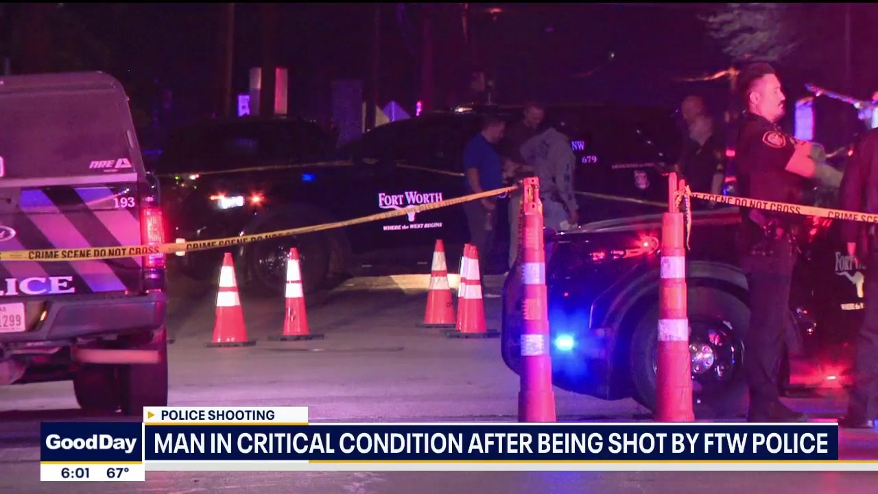 Man in critical condition after being shot by FWPD
