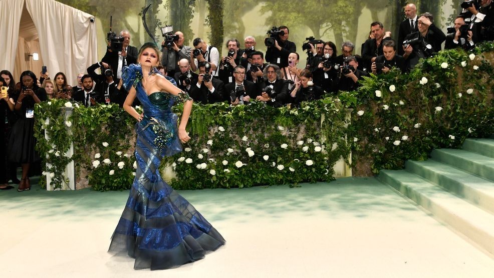 Zendaya attends The Metropolitan Museum of Art's Costume Institute benefit gala celebrating the opening of the "Sleeping Beauties: Reawakening Fashion" exhibition on Monday, May 6, 2024, in New York. (Photo by Evan Agostini/Invision/AP)