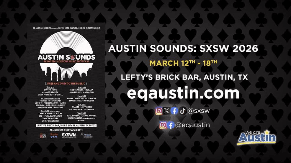 Austin Sounds Brings Free Live Music to SXSW with Public Showcase Series