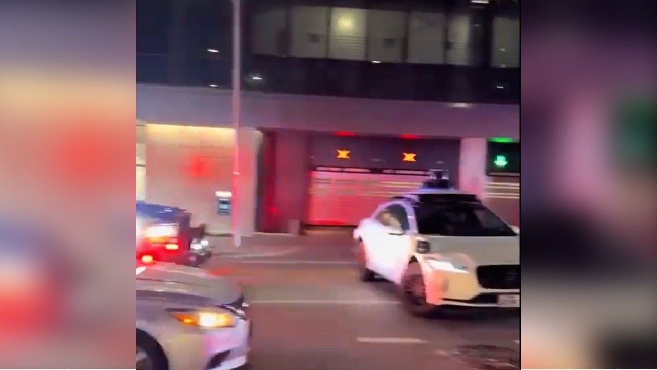 Waymo caught on camera blocking ambulance