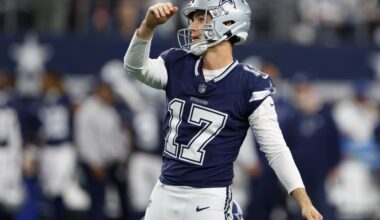 Dallas Cowboys officially place second-round tender on Brandon Aubrey