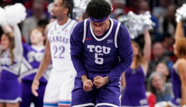 TCU knocked off by No. 14 Kansas in Big 12 Tournament quarterfinals