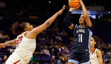 Villanova women's team falls to Texas Tech in first round of NCAA Tournament
