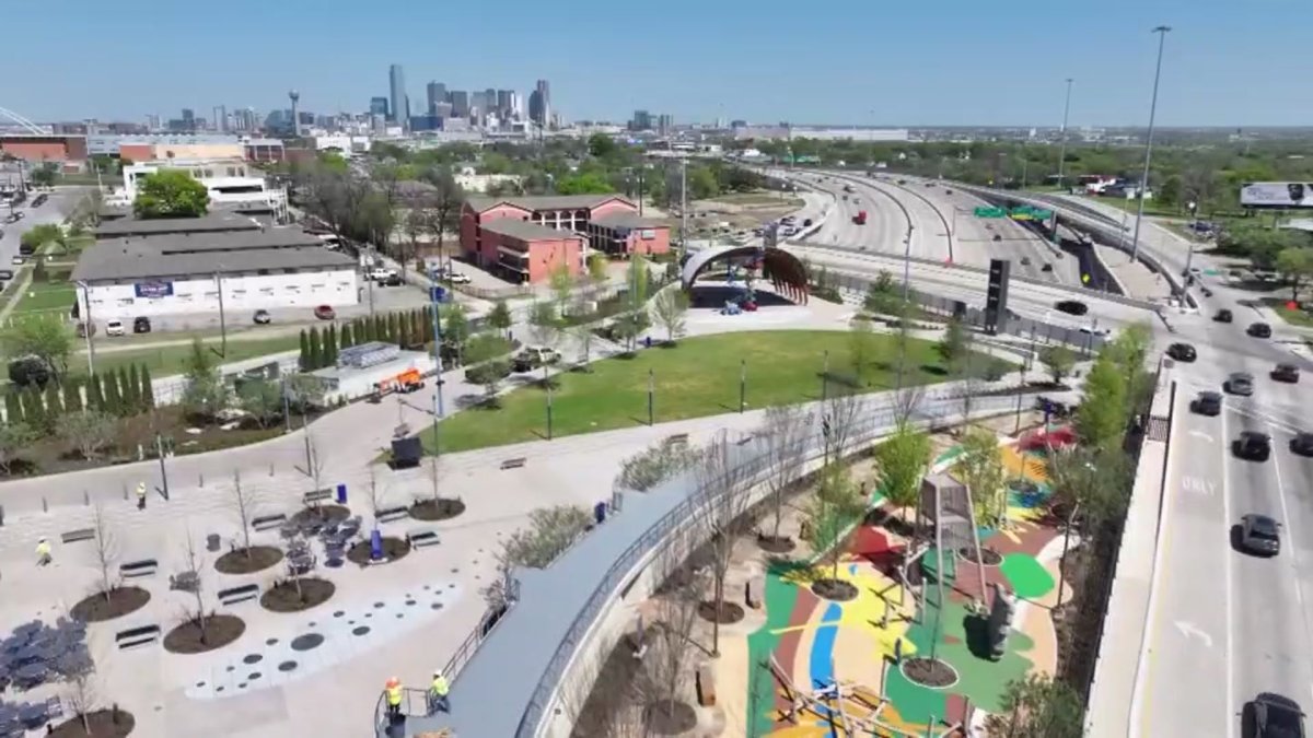 Halprin Park nears opening above I-35 in southern Dallas – NBC 5 Dallas-Fort Worth