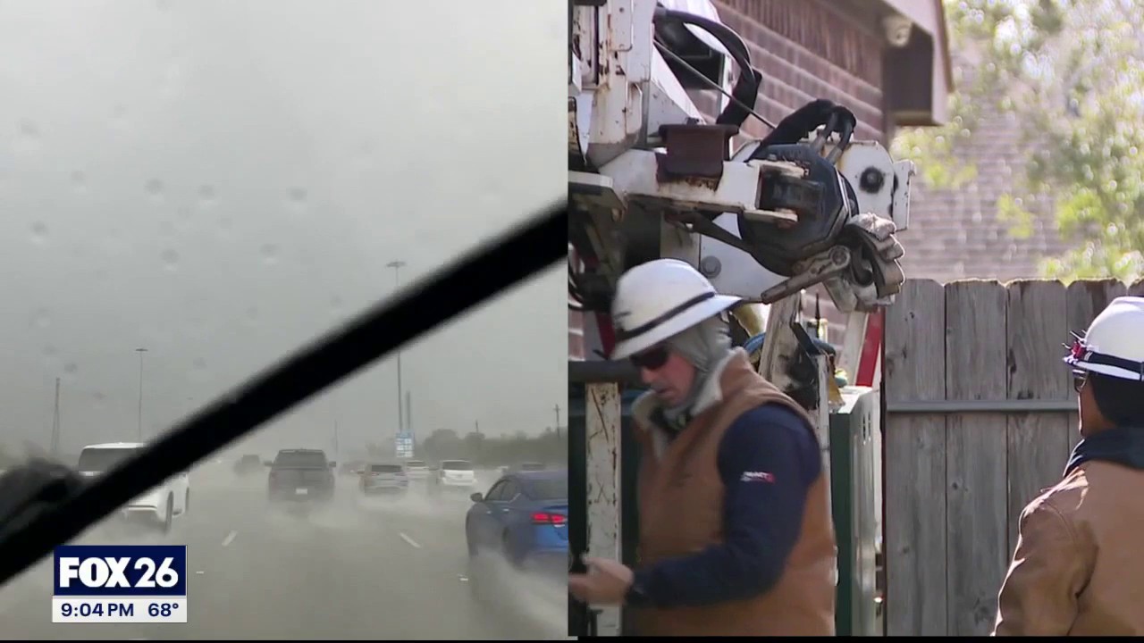 Severe weather takes power out for Houston residents