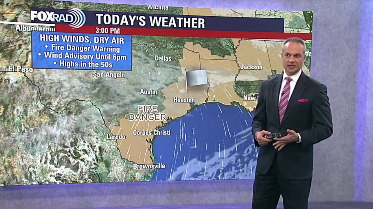 Houston weather: High winds, dry air for Monday