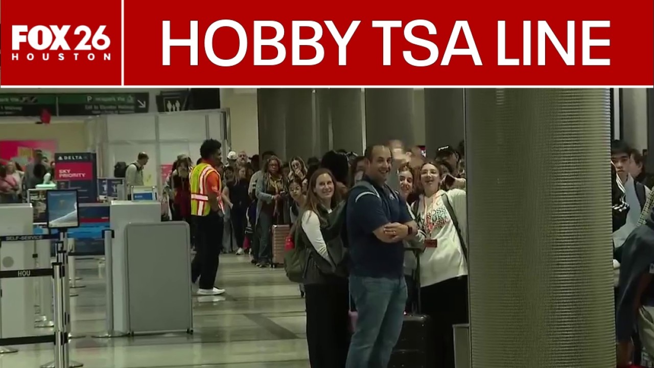 Hours-long TSA wait time at Hobby Airport