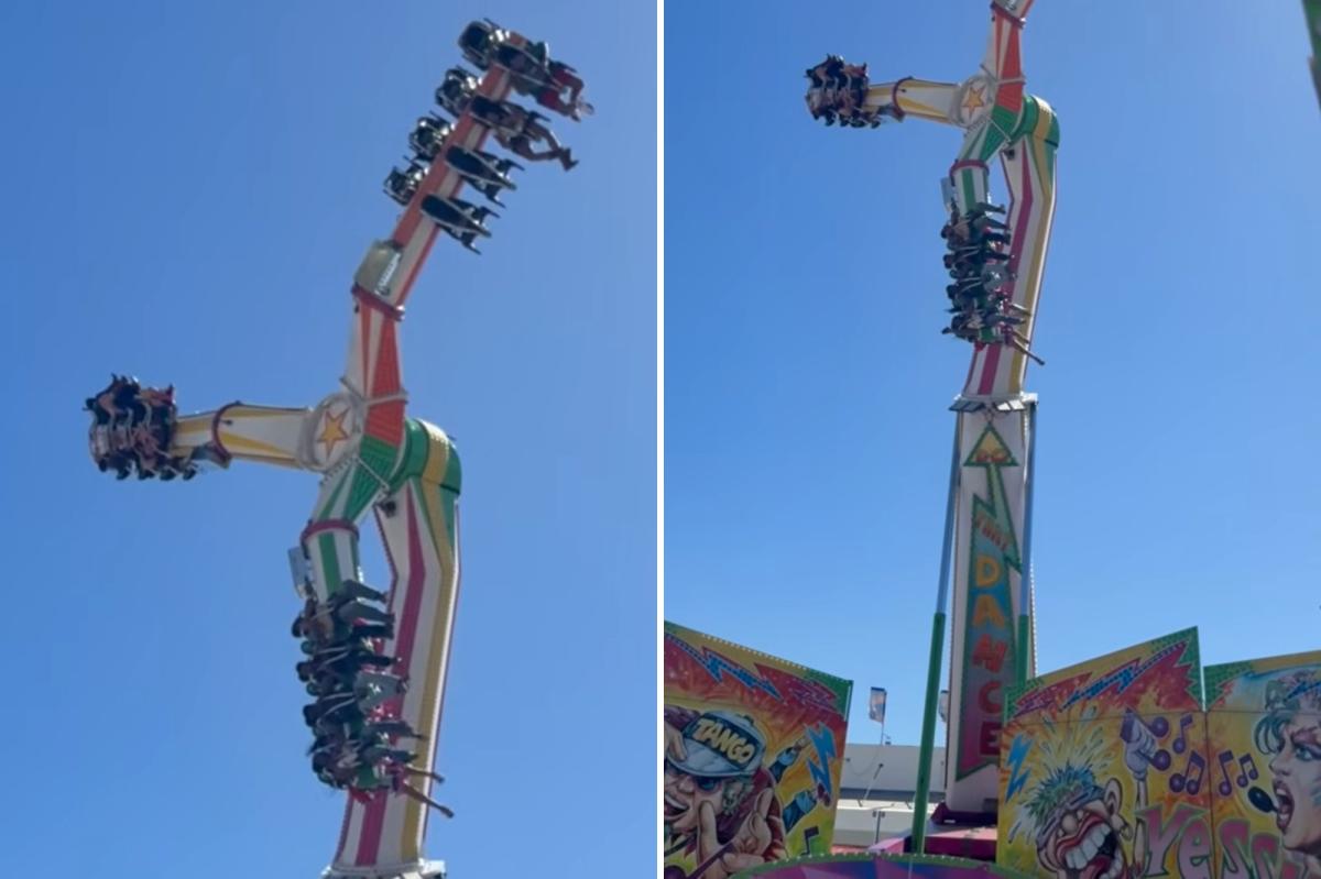 Houston Rodeo ride malfunction leaves people dangling in air