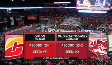Class 4A — Carlisle Wildcats vs. Dallas Center-Grimes Mustangs