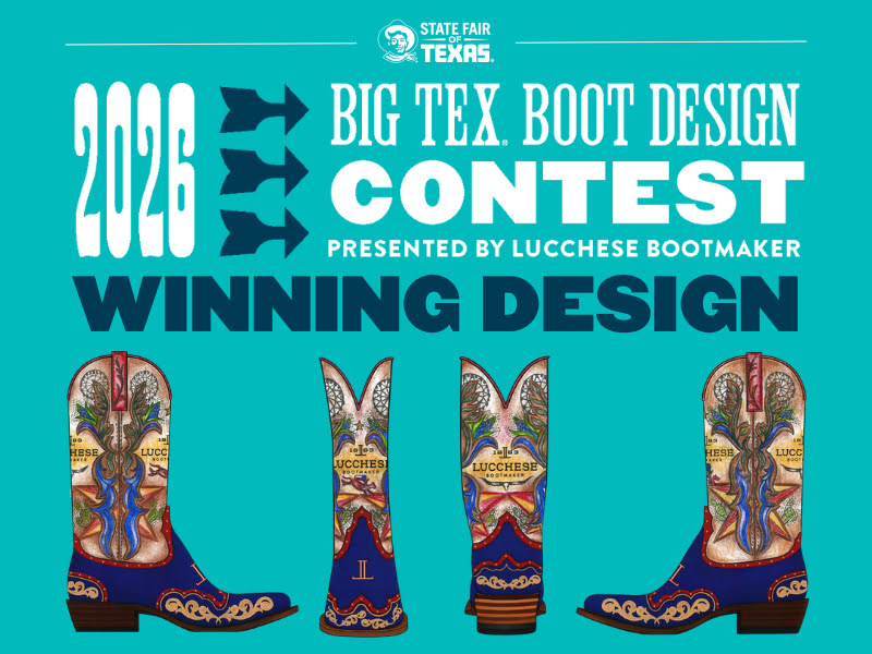 Winner Chosen for 2026 Big Tex Boot Design Contest – Blue Ribbon News