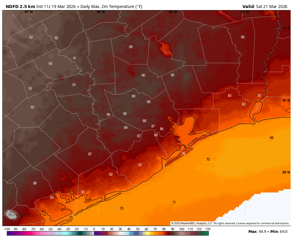 I hope you like sunshine, because there is going to be a lot of it – Space City Weather