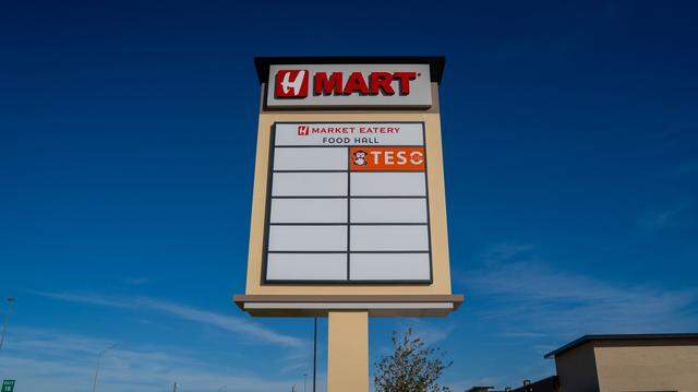 The new H Mart Plaza along NE Loop 820 in Haltom City is fully leased, according to the city. It is scheduled to open in the spring.