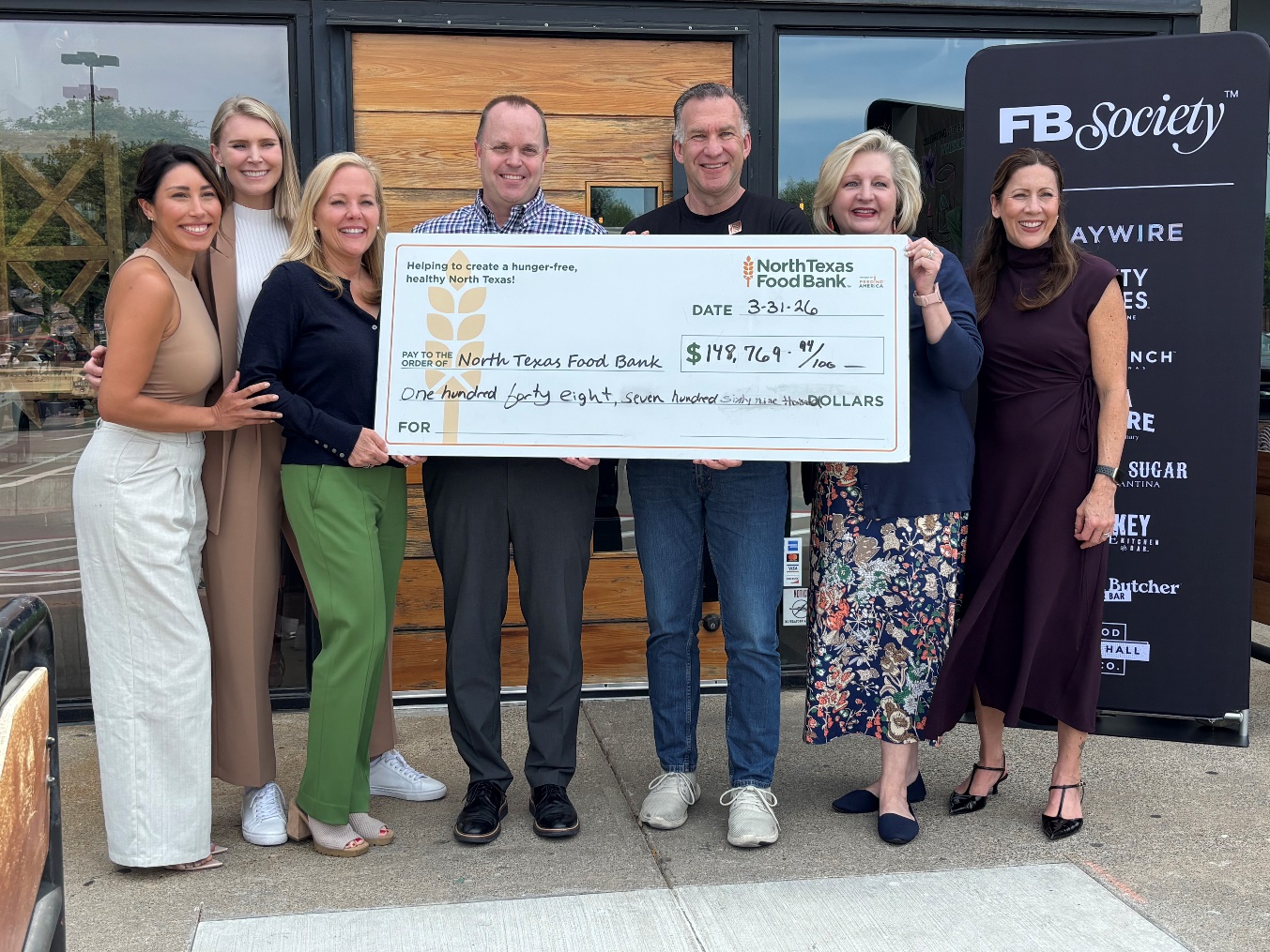 Plano restauranteurs donate $148k to NTFB