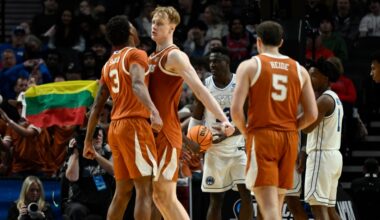 No. 11 seed Texas beats No. 6 seed BYU, 79-71, to advance