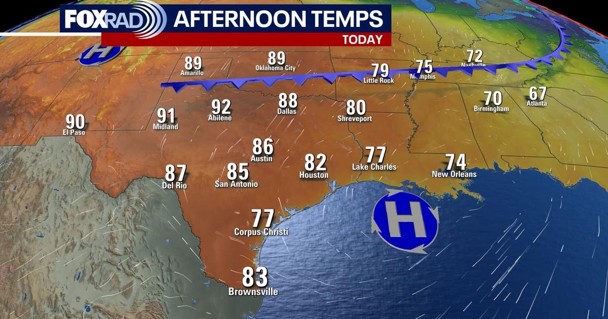 Houston weather: Warmer temps Thursday, highs in the 80s