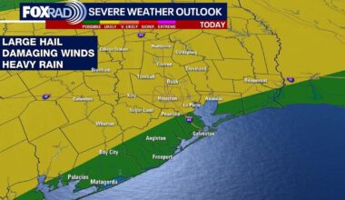Houston weather: Risk for severe storms to roll in Saturday afternoon