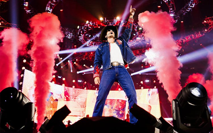 Russell Dickerson at Houston Rodeo