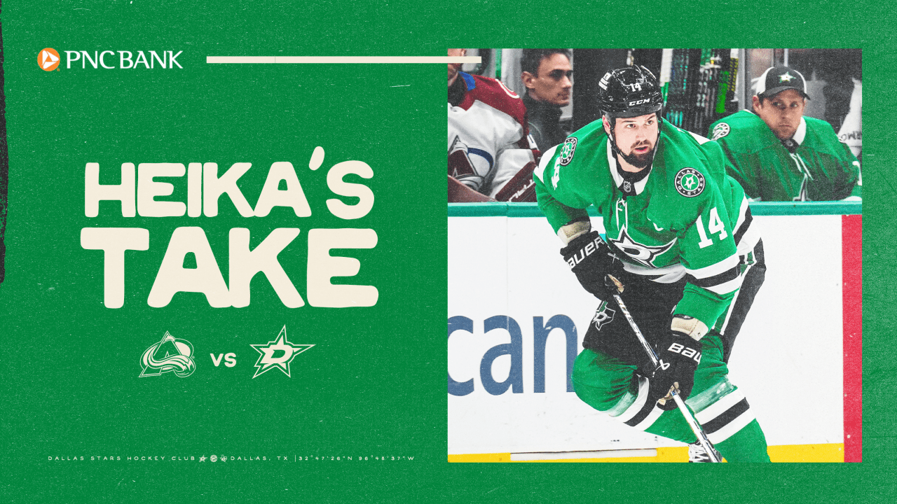 Heika’s Take: Stars fall just short to Avalanche in thrilling shootout loss