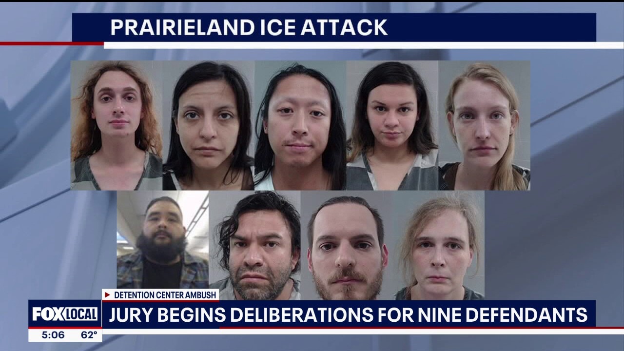 Jurors begin deliberations in ICE facility attack trial