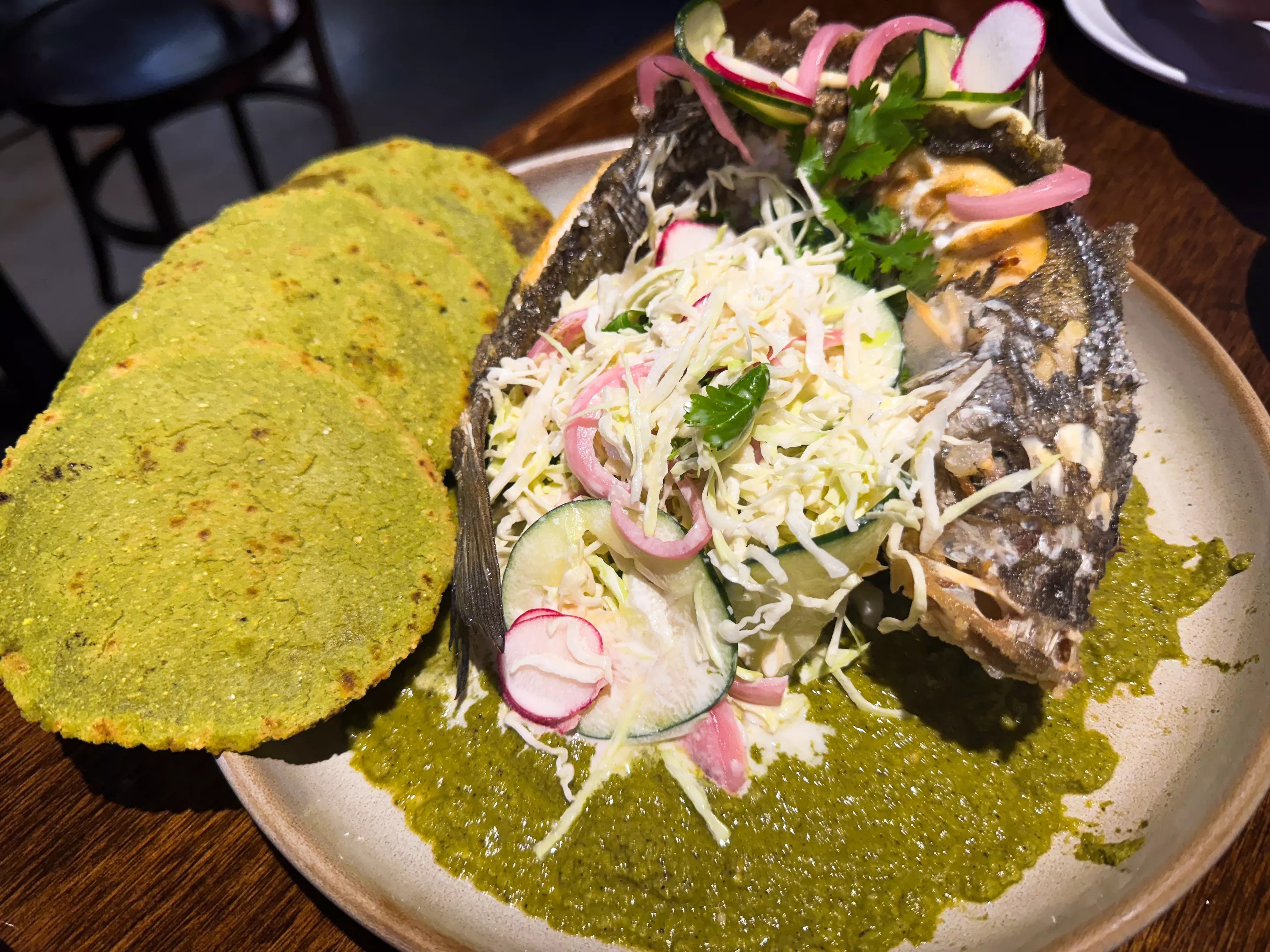 The fish tacos at La Tiki Paisa is the surprise dish of the summer.